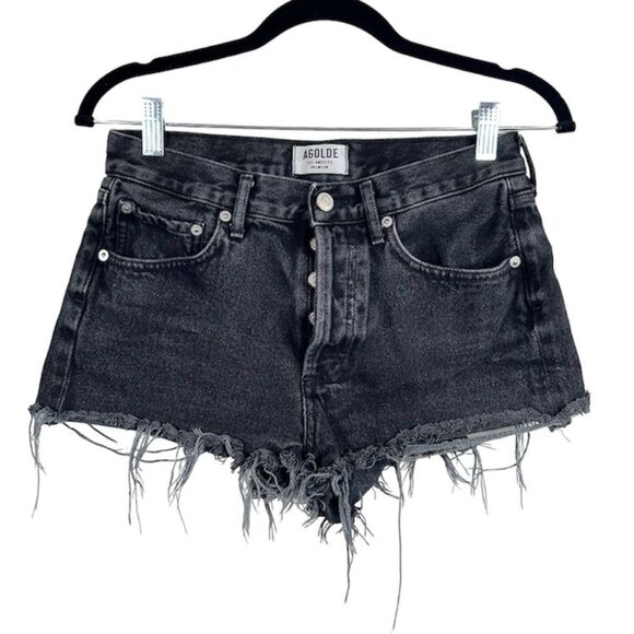 AGOLDE Parker Vintage Cut Off Short in Tidal - Picture 2 of 9